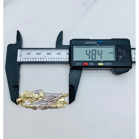 10k Gold Pendant San Judas ❤️ Saint Jude - Picture 4 of 5